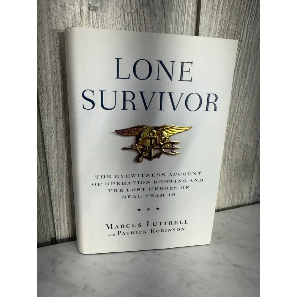Lone Survivor Marcus Luttrell Hardcover Military Non-Fiction Navy SEAL Team 10